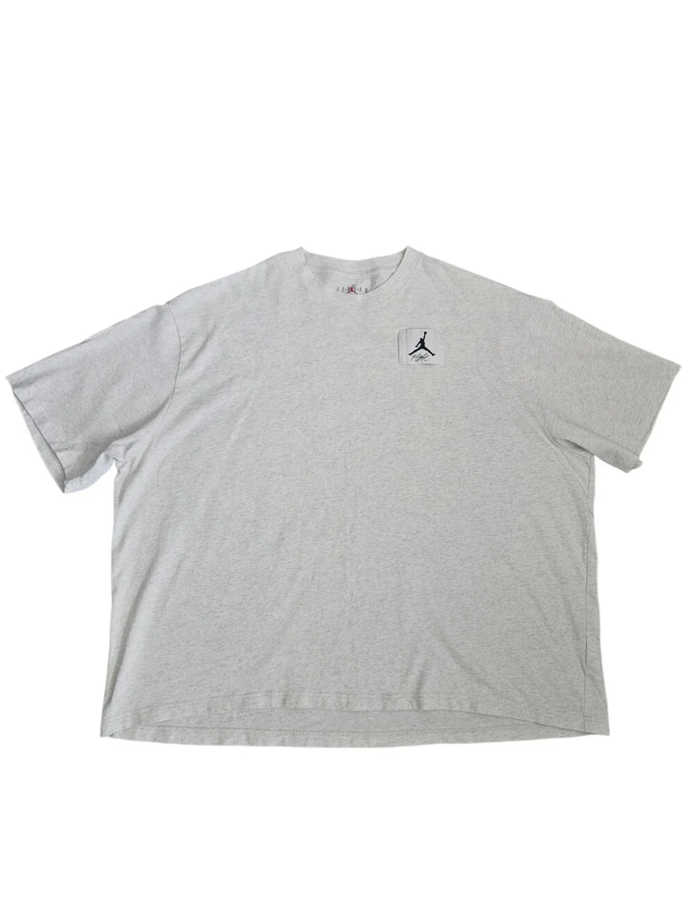 Nike Jordan Flight Essentials Oversized Tee‎ Off White/Gray Sz 2XL Sporty